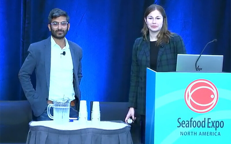 L.E.K. Consulting Partner and Managing Director Claire Morgan and Principal Anshul Gupta spoke at SENA 2025 on the topic of "Growing Seafood's 'Share of Stomach'"